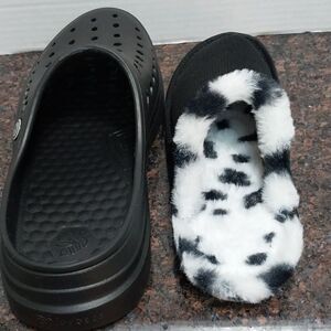 JOYBEES COZY COW PRINT CLOG...SIZE 7 ...NEW